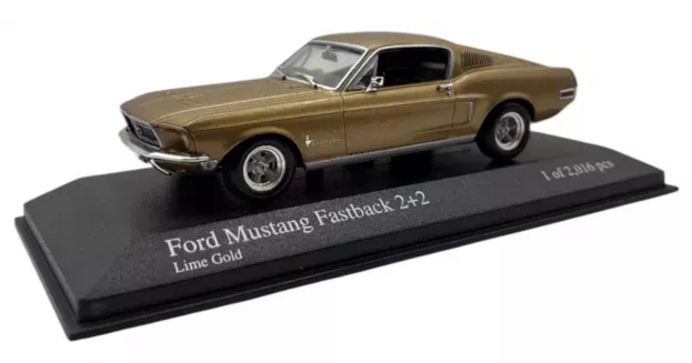 Minichamps Ford Mustang Fastback 2+2 Coupe 1968 1:43 400082022