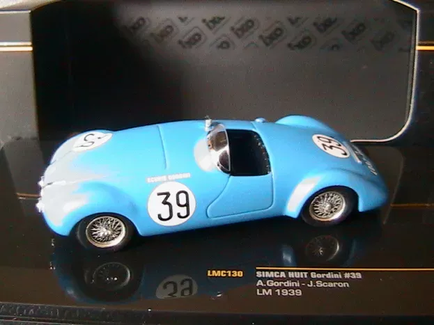 IXO Models Simca Huit Gordini N 39 Le Mans 1939 A.gordini J.scaron 1:43 LMC130