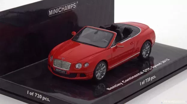 Minichamps Bentley Continental Gt Speed Cabriolet 2012 1:43 436139061