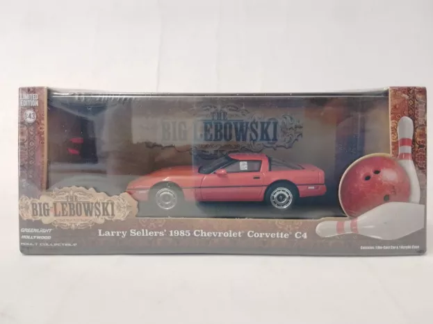 Greenlight Chevrolet Corvette C4 Coupe 1985 Little Larry Sellars The Big Lebowski Movie 1998 1:43 86497