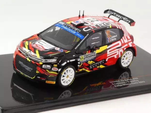 IXO Models Citroen C3 Rally2 N 22 Rally Montecarlo 2023 S.lefebvre A.malfoy 1:43 RAM888.22