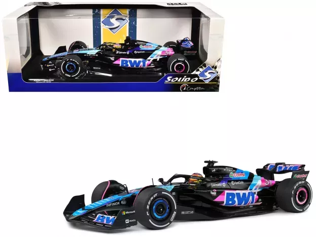 Solido Alpine F1 A524 Team Bwt Alpine N 31 Miami Gp 2024 Esteban Ocon 1:18 1814001