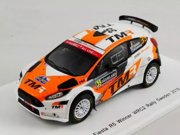 Spark Ford Fiesta R5 N 35 Winner Wrc2 Rally Suede 2018 T.katsuta M.salminen 1:43 S5966