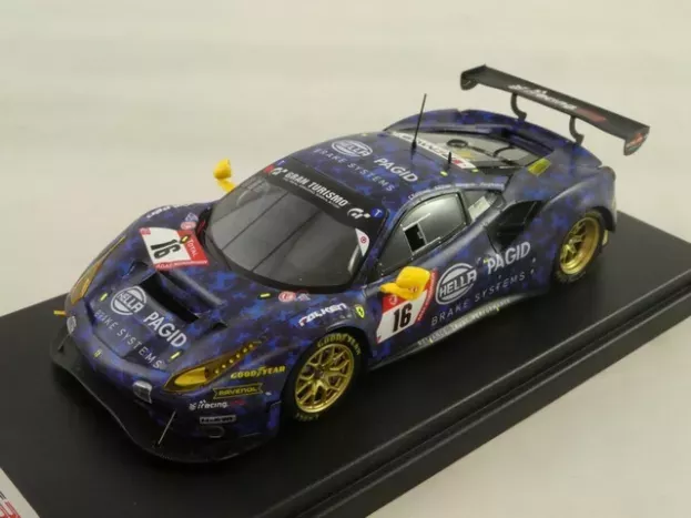 Looksmart Ferrari 488 Gt3 Hella Pagid Racing One Team N 16 24h Nurburgring 2020 Christin Kohlhaas Stephan Köhler Nikolaj Rovigue Jules Szymkowiak 1:43 LSRC081