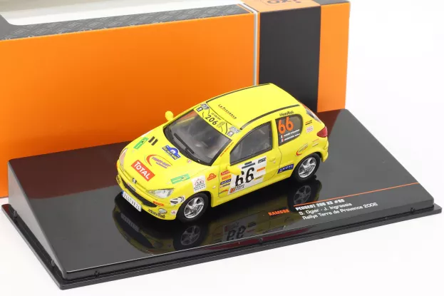 IXO Models Peugeot 206 Xs N 66 Rally Terre De Provence 2006 S.ogier J.ingrassia 1:43 RAM698