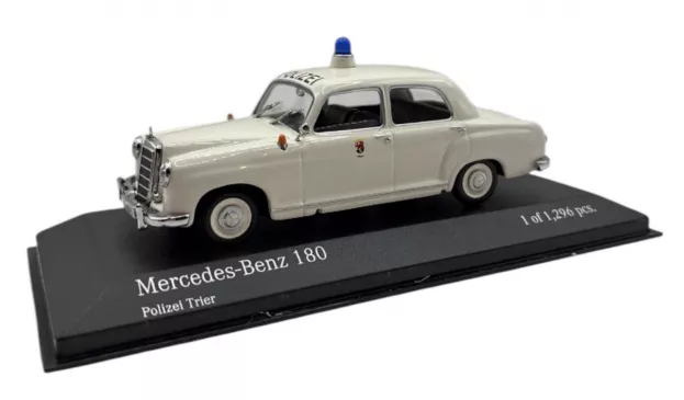 Minichamps Mercedes 180 Polizei Trier 4 Doors 1:43 430033191