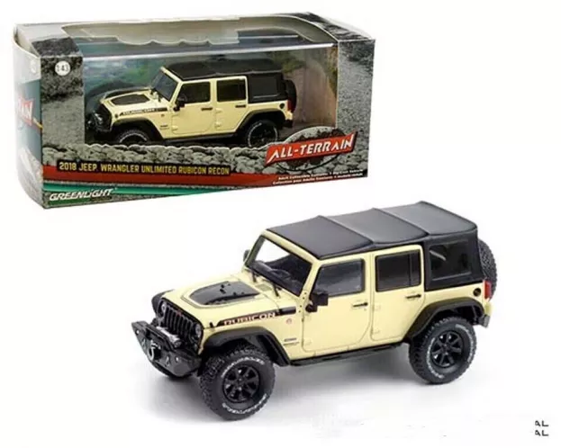 Greenlight Jeep Wrangler Unlimited Rubicon Recon Hard-top Closed 2018 1:43 86188