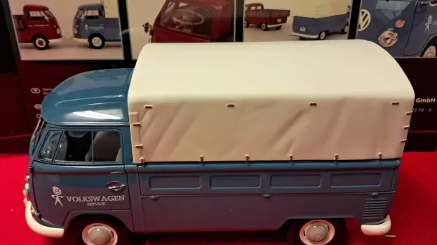 Premium Classixxs Volkswagen T1 Pick-up Telonato Transporter Vw Service 1965 1:18 30070