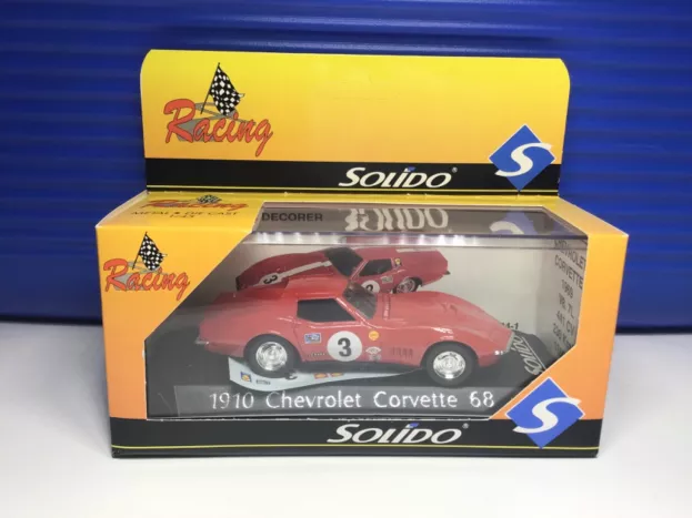 Solido Chevrolet Corvette Coupe Scuderia Filippinetti N 3 1968 1:43 1910