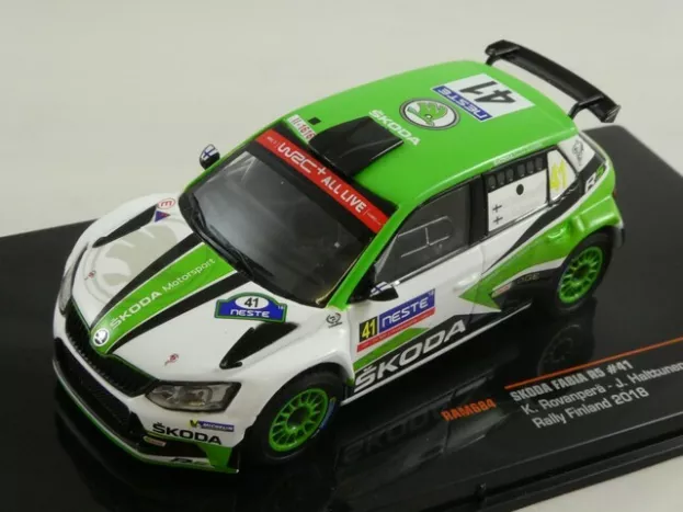 IXO Models Skoda Fabia R5 N 41 Rally Finlandia 2018 1:43 RAM684