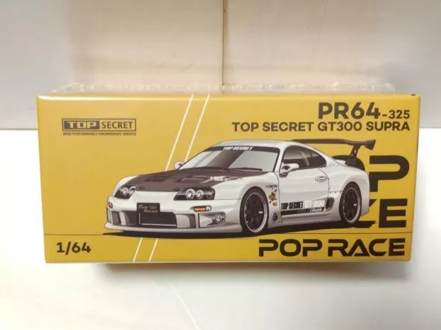 Pop Race Toyota Supra Mkiv a80 Gt300 Coupe Top Secret 2023 1:64 PR640325