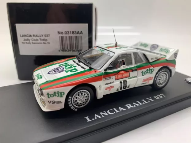 Kyosho Lancia 037 N 18 Totip Rally Sanremo 1983 M.biasion T.siviero 1:43 03183AA