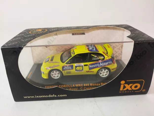 IXO Models Toyota Corolla Wrc Nastro Azzurro N 46 7th Rally Monza 2003 Valentino Rossi Carlo Cassina 1:43 RAM134