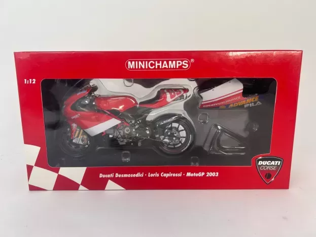Minichamps Ducati Desmosedici N 65 Moto Gp 2003 Loris Capirossi 1:12 122031465