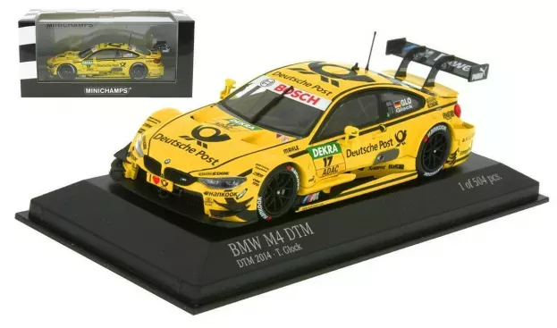 Minichamps Bmw 4-series M4 Team Mtek N 17 Season Dtm 2014 T.glock 1:43 410142417