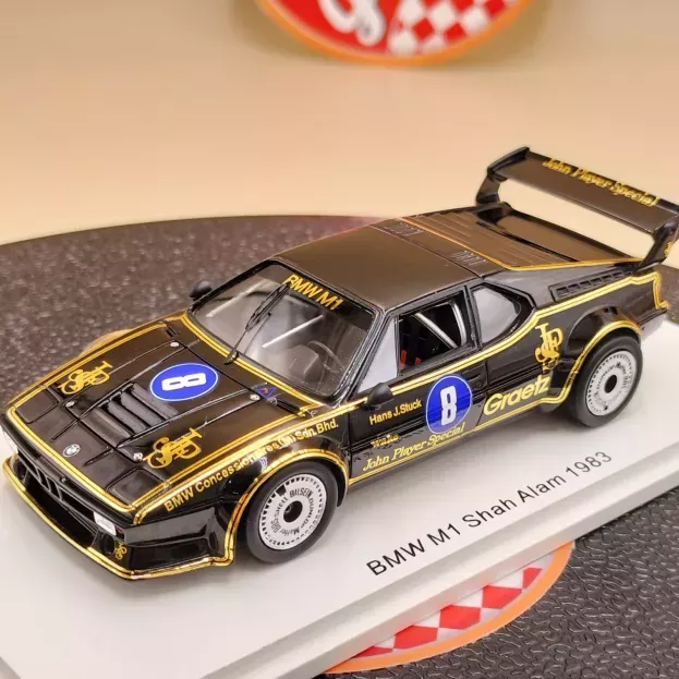 Spark Bmw M1 Gr.5 N 8 Winner Shah Alam 1983 D.hobbs H.j.stuck 1:43 SA185