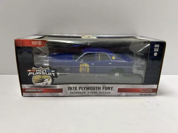 Greenlight Plymouth Fury Police Delaware 1978 1:24 85552