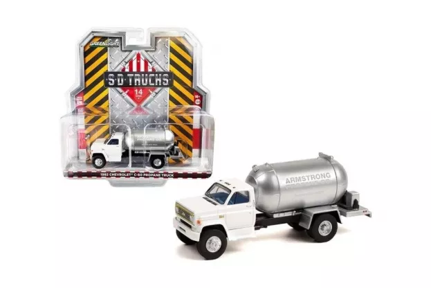 Greenlight Chevrolet C-60 Tanker Truck Propane Armstrong 1982 1:64 45140B