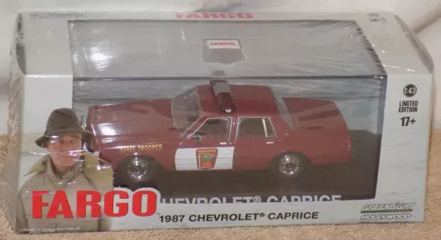 Greenlight Chevrolet Caprice Minnesota State Trooper Police 1987 Fargo 1:43 86610