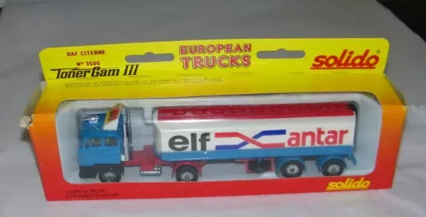 Solido Daf F2800 Turbo Elf Tanker Truck 1968 1:66 3500