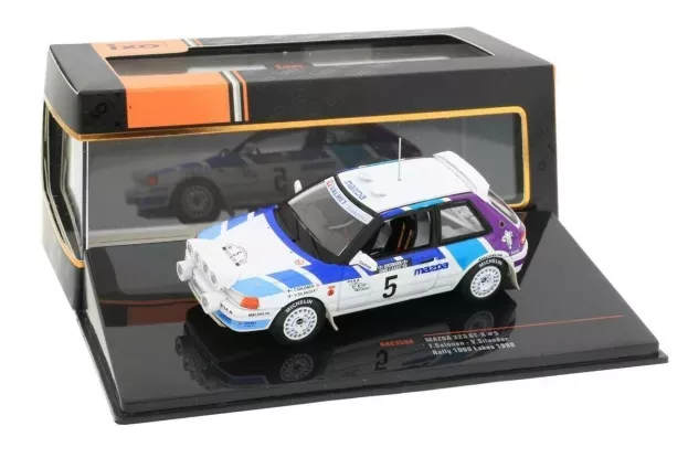 IXO Models Mazda 323 Gtx night Version N 5 Rally 1000 Lakes 1990 T.salonen V.silander 1:43 RAC358A