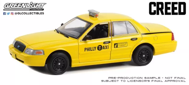 Greenlight Ford Crown Victoria Philly Taxi 2015 Creed 1:24 84173