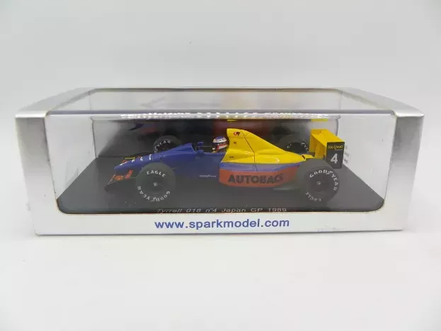 Spark Tyrrell F1 018 N 4 Japan Gp 1989 Jean Alesi 1:43 S1880