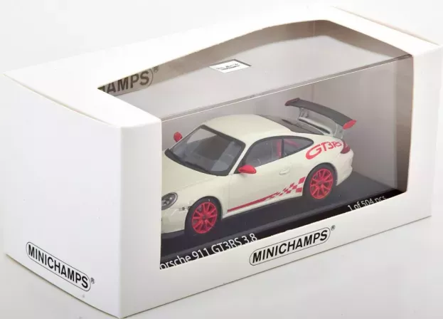 Minichamps Porsche 911 997-2 Gt3 Rs 3.8 Coupe 2009 Red Wheels 1:43 403069116