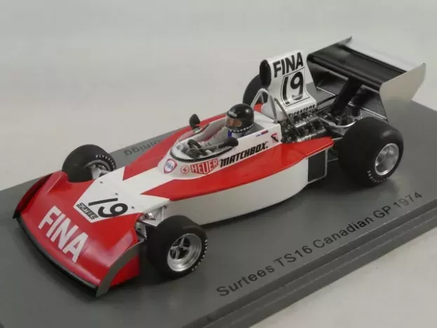 Spark Surtees F1 Ts16 N 19 Canada Gp 1974 H.koinigg 1:43 S9657