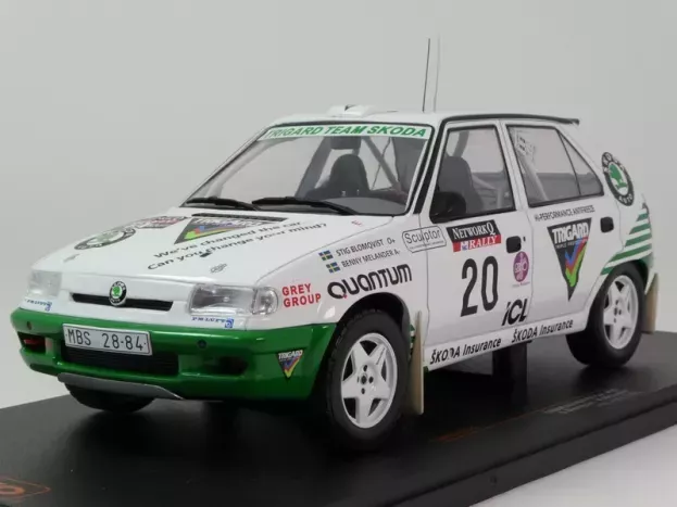 IXO Models Skoda Felicia N 20 Rally Rac Lombard 1995 S.blomqvist B.melander 1:18 18RMC147.22
