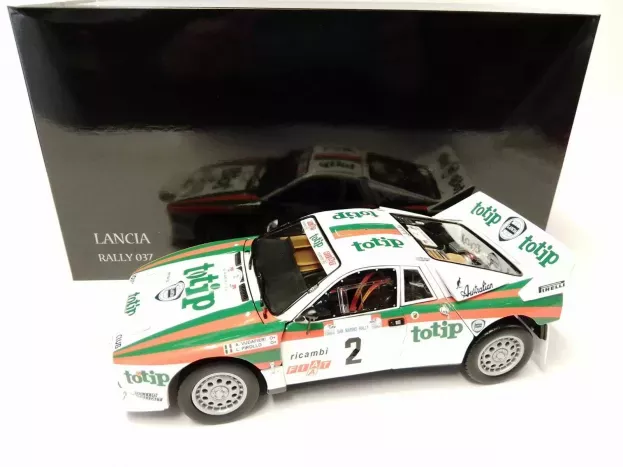Kyosho Lancia 037 Totip Rally San Marino 1984 A.vudafieri L.pirollo 1:18 08306F