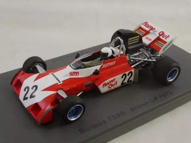 Spark Surtees F1 Ts9b N 22 British Gp 1972 T.schenker 1:43 S3995