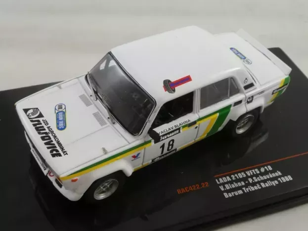 IXO Models Lada 2105 Vfts N 18 Rally Barum Tribec 1988 V.blahna P.schovanek 1:43 RAC422.22