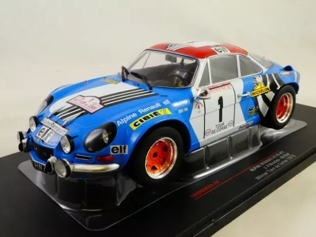 IXO Models Renault Alpine A110 1600s N 1 Winner Rally Tour De Corse 1973 J.p.nicolas M.vial 1:18 18RMC062A