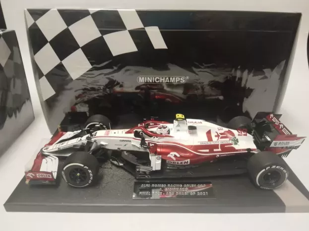 Minichamps Alfa Romeo F1 C41 Team Orlen Racing N 99 Last Race Abu Dhabi Gp 2021 Antonio Giovinazzi 1:18 117212399