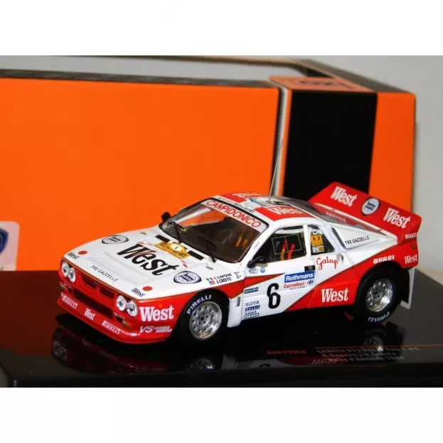 IXO Models Lancia 037 Evo 2 West N 6 Rally Antibes 1984 C.capone S.cresto 1:43 RAC339LQ