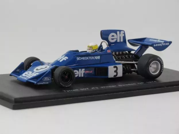 Spark Tyrrell F1 007 N 3 Winner Sweden Gp 1974 Jody Scheckter 1:43 S1643