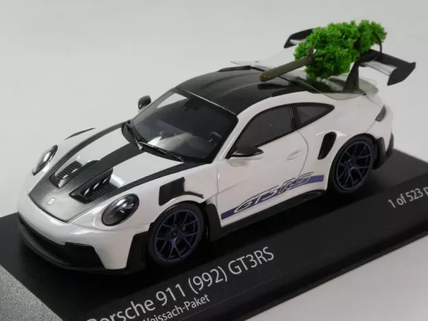 Minichamps Porsche 911 992 Gt3 Rs Coupe 2023 Blue Wheels Christmas Edition 2023 1:43 410062105