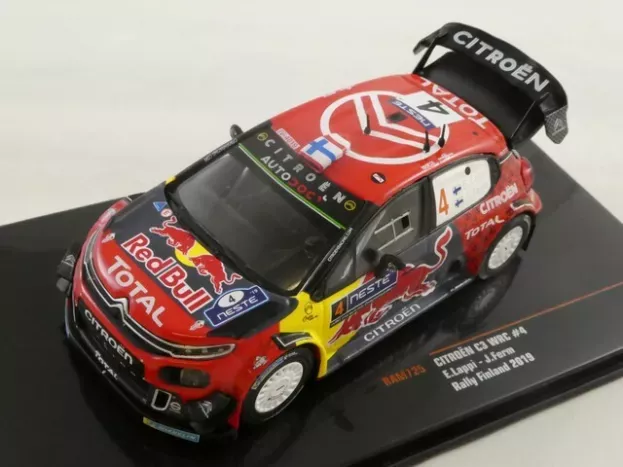 IXO Models Citroen C3 Wrc Red Bull N 4 Rally Finland 2019 E.lappi J.ferm 1:43 RAM725