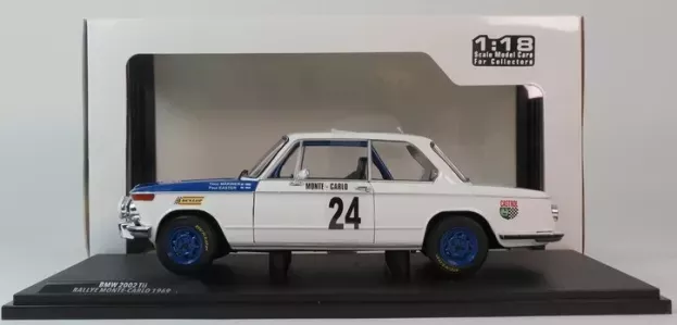 Solido Bmw 2002 Ti N 24 night Version Rally Montecarlo 1969 Timo Makinen Paul Easter 1:18 1808603