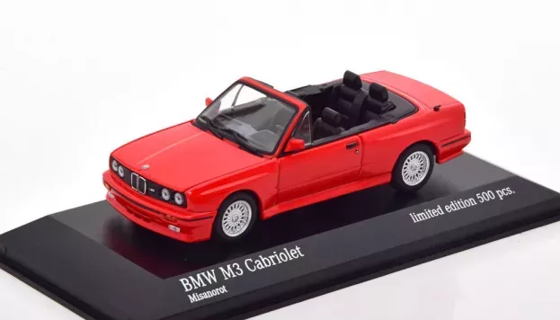 Minichamps Bmw 3-series M3 e30 Cabriolet 1988 1:43 943020333