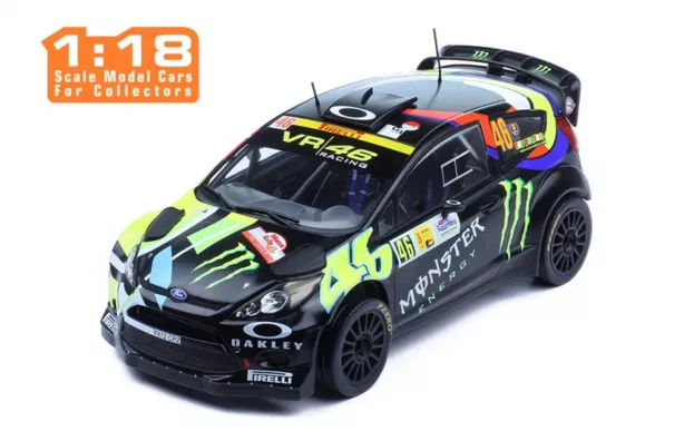 IXO Models Ford Fiesta Rs Wrc Monster N 46 Winner Rally Monza 2012 Valentino Rossi C.cassina 1:18 18RMC016