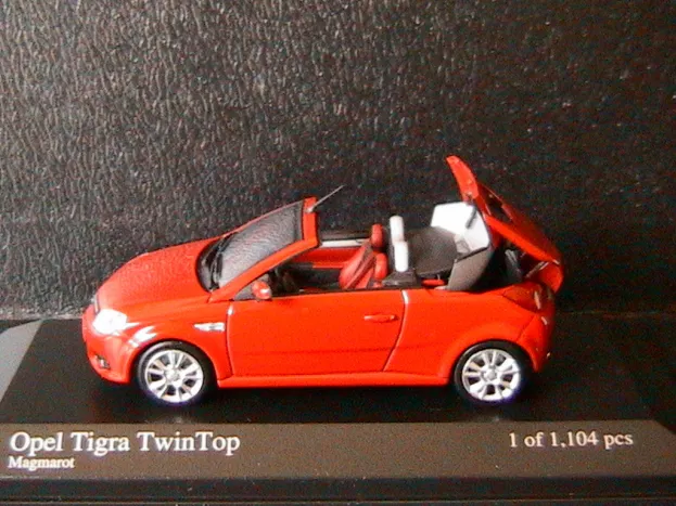 Minichamps Opel Tigra Twin Top Spider Cabriolet 2004 1:43 400043131