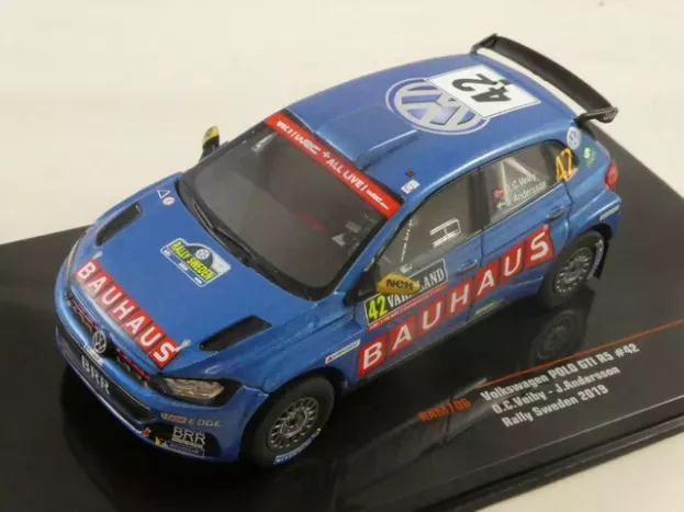 IXO Models Volkswagen Polo Gti R5 Team Bauhaus N 42 Rally Sweden 2019 O.veiby J.andersson 1:43 RAM706