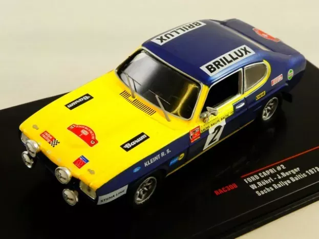 IXO Models Ford Capri 2600 Rs N 2 Rally Baltic 1972 W.rohrl J.berger 1:43 RAC308