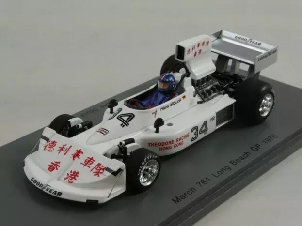Spark March F1 761 N 34 Long Beach Usa Gp 1976 H.j.stuck 1:43 S5369