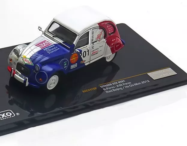 IXO Models Citroen 2cv N 201 Rally Raid Beijing 2013 B.peres A.m.peres H.c.minh 1:43 RAC241SP