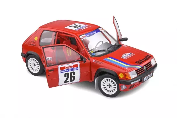 Solido Peugeot 205 Rallye N 26 Rally Tour De Corse 1990 H.devin F.viste 1:18 1801709