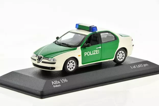 Minichamps Alfa Romeo 156 Polizei Police 1997 1:43 430120790