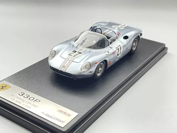 Looksmart Ferrari 330p Spider N 27 12h Sebring 1965 C.kolb J.fulp 1:43 LSRC090